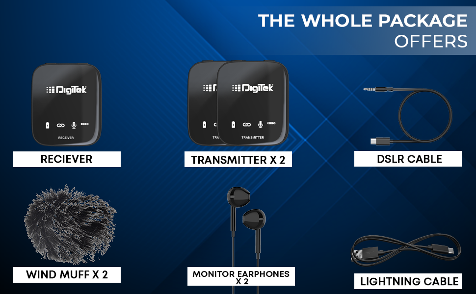 Digitek DWM 101 Wireless Microphone for Smartphone