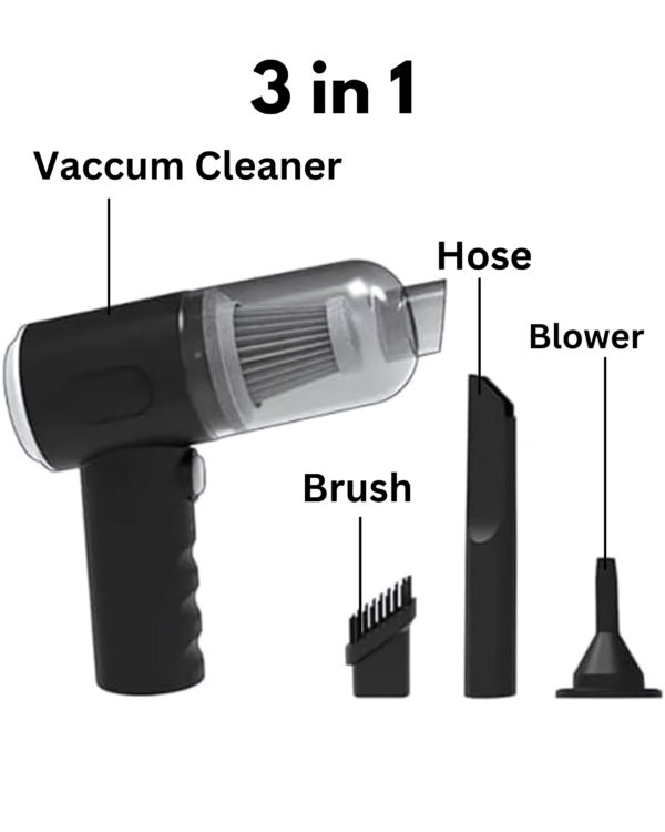 4 3 in one vaccum cleaner for car and travelling