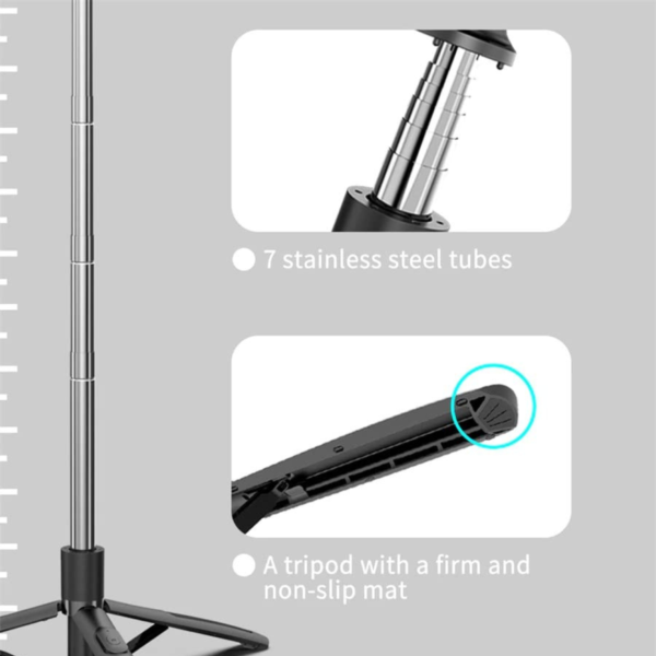 Q05 Tripod for Youtuber Tripod with Selfie Stick,