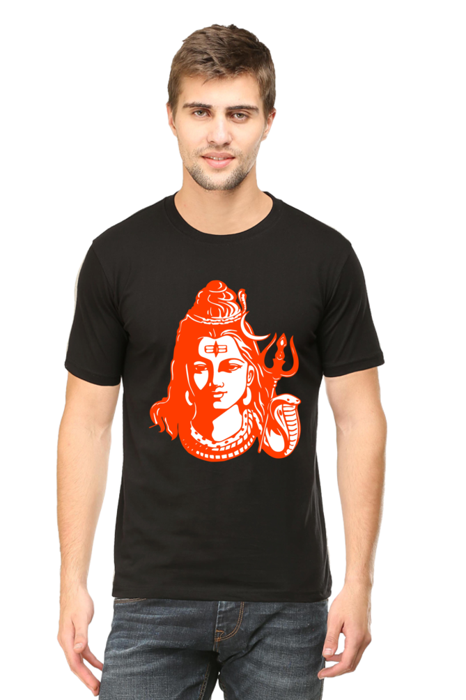 shiv ji simple tshirt for men
