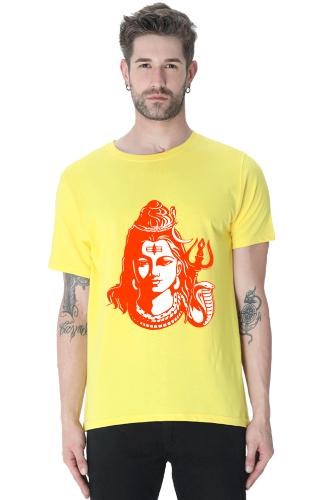 shiv ji simple tshirt for men