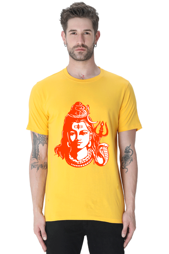 shiv ji simple tshirt for men