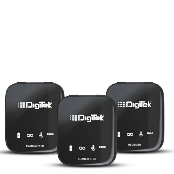 Digitek (DWM 101) Wireless Microphone for DSLR, Camera, Smartphone & Tablet DWM 101