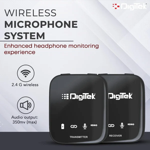 Digitek (DWM 101) Wireless Microphone for DSLR, Camera, Smartphone & Tablet DWM 101 Digitek (DWM 101) Wireless Microphone for DSLR, Camera, Smartphone & Tablet DWM 101
