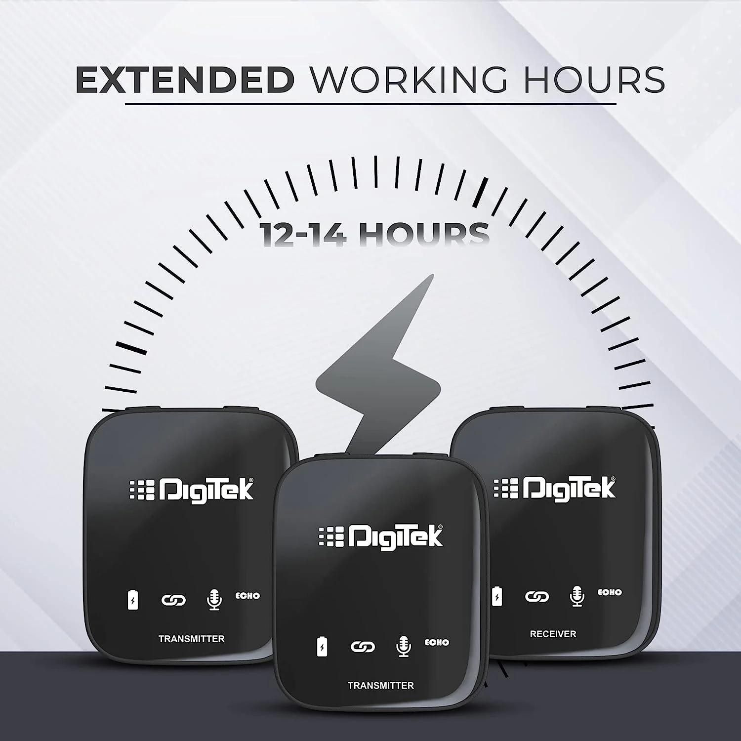 Digitek (DWM 101) Wireless Microphone for DSLR, Camera, Smartphone & Tablet DWM 101